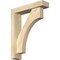 Ekena Millwork Westlake Block Rough Sawn Bracket w/ Offset Brace, Douglas Fir, 4"W x 16"D x 20"H BKT0402X16X20WTL05RDF - alternate 1